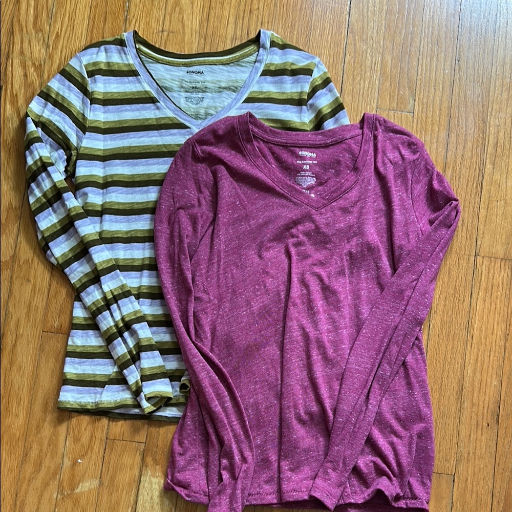 **b2g1** Sonoma long sleeve v necks